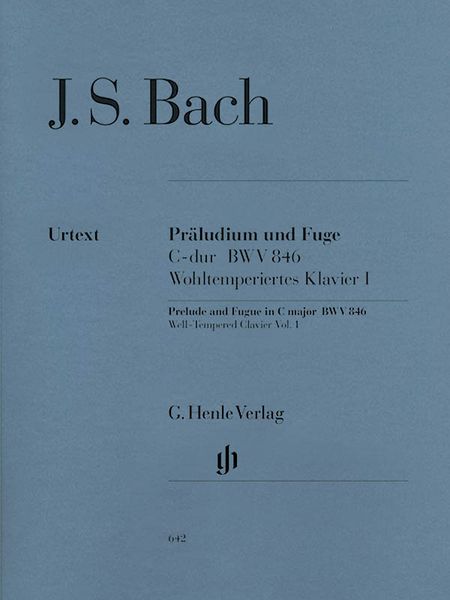 Prelude and Fugue In C Major BWV 846 : For Keyboard.