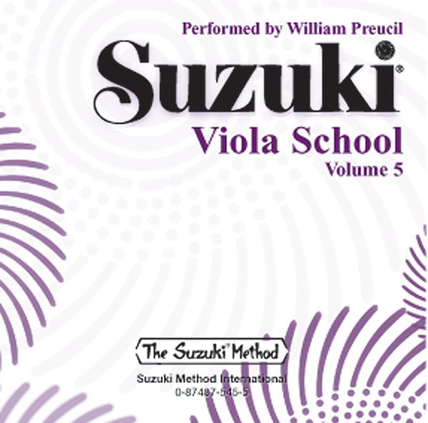 Suzuki Viola School, Vol. 5 : Compact Disc.