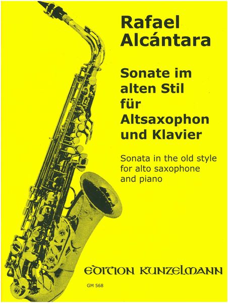 Sonata In Old Style : For Alto Saxophone and Piano.