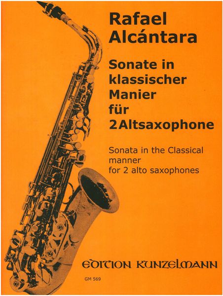 Sonata In The Classical Manner : For 2 Alto Saxophones.