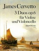 Three Duos Op. 6 : For Violin and Violoncello / edited by Yvonne Morgan.