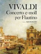 Concerto In E Minor : For Soprano Recorder, Strings and Basso Continuo.
