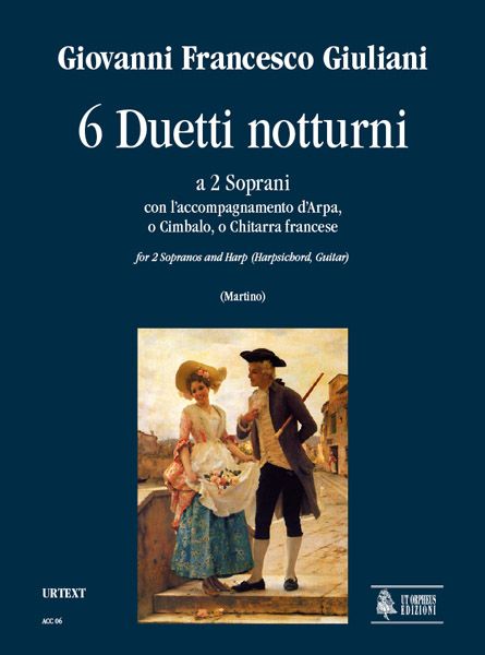 Sei Duetti Notturni : For Two Sopranos, Harp, Harpsichord Or Guitar.