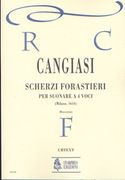 Scherzi Forastieri : Canzonas For Any 4 Instruments.