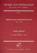 Zwei Suiten : For String Quartet and Continuo.