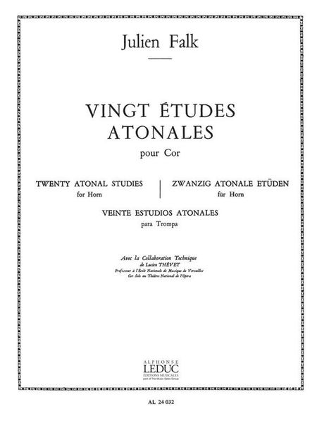 Vingt Etudes Atonales : For Horn.