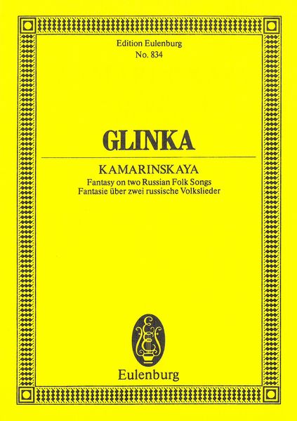 Kamarinskaja : Fantasy On Two Russian Folk Songs.