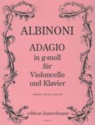 Adagio In G Minor : arranged For Cello and Piano.