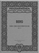 Three Pieces For Orchestra, Op. 6 = Drei Orchesterstücke : New Version, 1929.