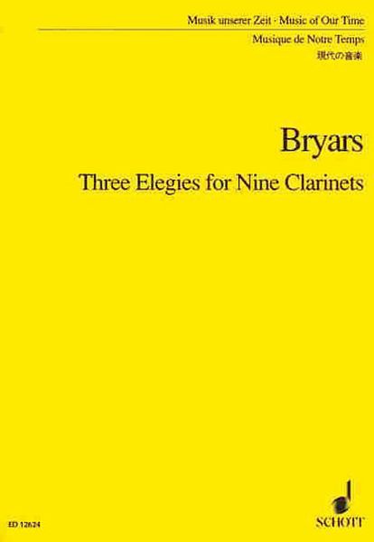 Three Elegies : For Nine Clarinets (1993).