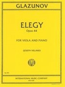 Elegie, Op. 44 : For Viola and Piano.