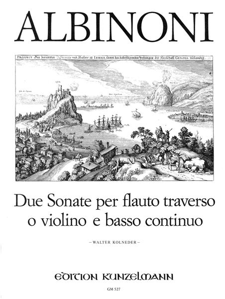 Sonatas Op. Posth/3 & 5 : For Flute Or Violin and Basso Continuo / ed. by Kolneder.