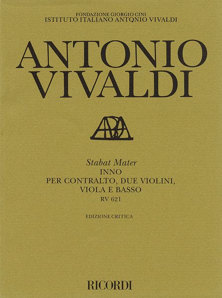 Stabat Mater : Inno Per Contralto, Due Violini, Viola E Basso RV 621.
