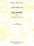 Six Songs, Op. 50 : For Low Voice [G/E/Sw/Finnish].