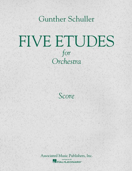 5 Etudes : For Orchestra.