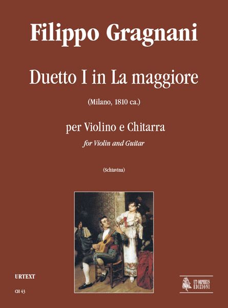 Duetto 1 In la Maggiore : For Violin and Guitar (Milano, Ca. 1810) / edited by Andrea Schiavina.