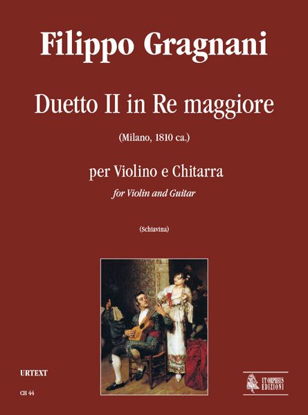Duetto 2 In Re Maggiore : For Violin and Guitar (Milano, Ca. 1810) / edited by Andrea Schiavina.