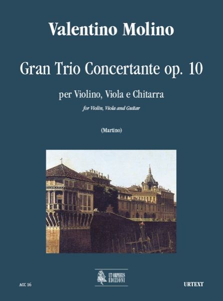 Gran Trio Concertante, Op. 10 : For Violin, Viola and Guitar / edited by Mario Martino.