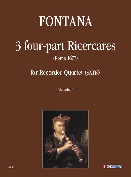 Ricercari A Quattro Voci (3) (Roma, 1677) : For Recorder Quartet / edited by Andrea Bornstein.