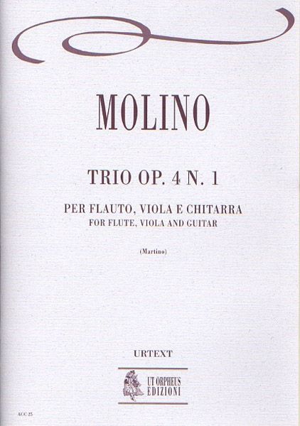 Trio, Op. 4, No. 1 : For Flute, Viola and Guitar / edited by Mario Martino.