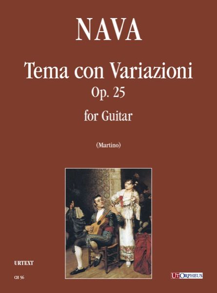 Tema Con Variazioni, Op. 25 : For Guitar / edited by Mario Martino.