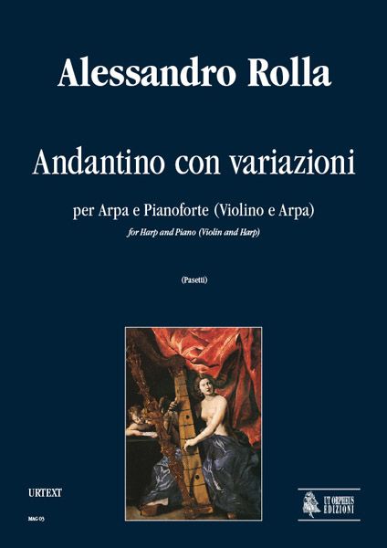 Andantino and Variations : For Harp and Piano.