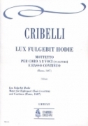 Lux Fulgebit Hodie : Motet For Eight-Part Choir and Continuo (Rome, 1607).