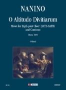 O Altitudo Divitiarum : Motet For 8-Voice Choir and Basso Continuo (Rome, 1607).