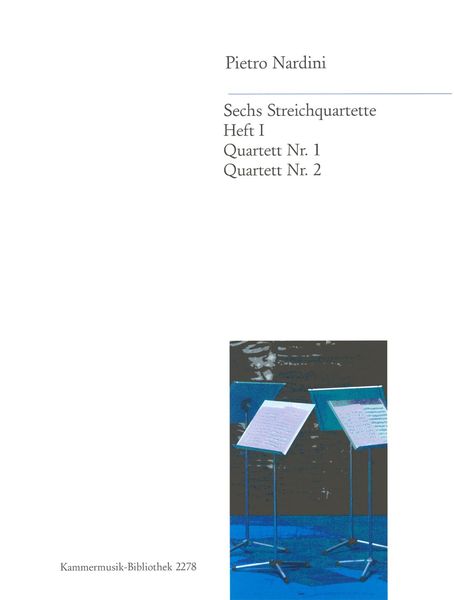 6 String Quartets, Book 1 : No. 1 In A Major and No. 2 In C Major / Ed. by Clemens Risi.