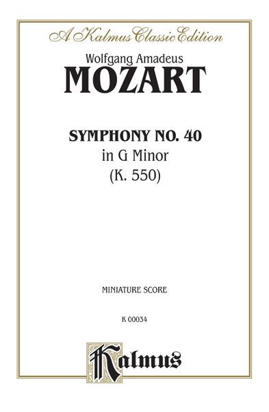 Symphony No. 40 In G Minor, K. 550.