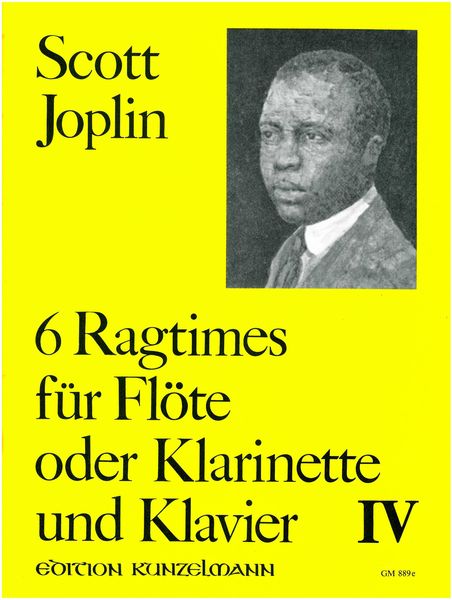 6 Ragtimes, Vol. 4 : For Flute (Clarinet Or Bassoon) and Piano.