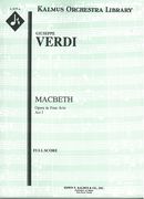 Macbeth (1865 Version) : Opera In 4 Acts - 4-Volume Set.