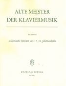 Alte Meister der Klaviermusik, Band 3.