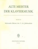Alte Meister der Klaviermusik, Band 3.
