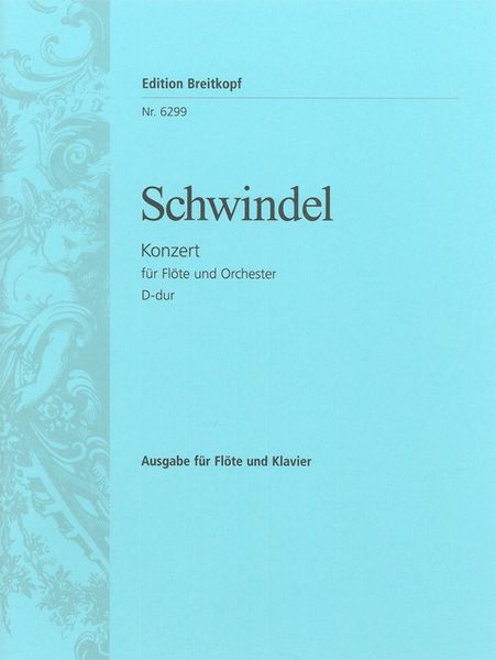 Concerto In D Major : For Flute and Orchestra - reduction For Flute and Piano.