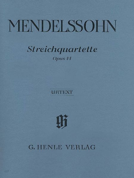 String Quartets Op. 44, Nos. 1,2,3 / edited by Ernst Herttrich.