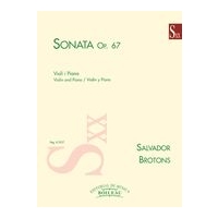 Sonata, Op. 67 : For Violin & Piano.