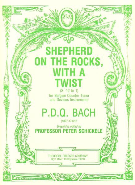 Shepherd On The Rocks With A Twist : For Bargain Counter Tenor And Devious Instrument.