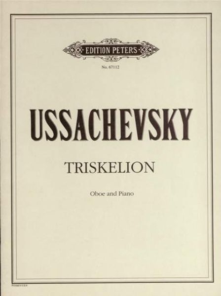 Triskelion : For Oboe And Piano.