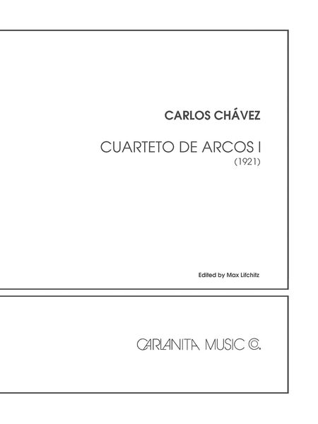 Quarteto De Arcos I (1921) Ed. Lifchitz.