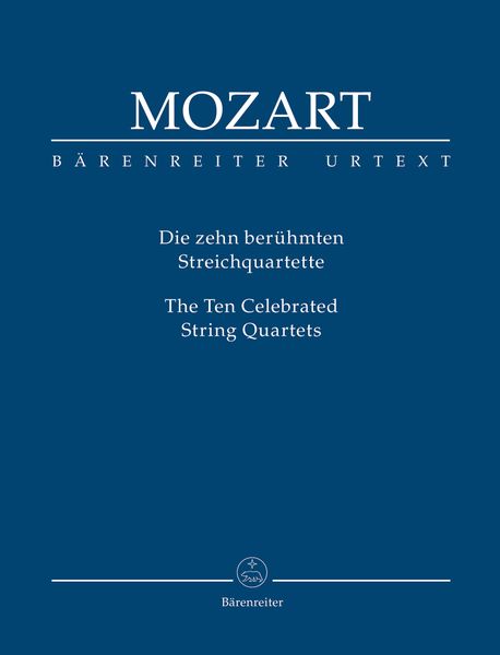 Ten Celebrated String Quartets - Urtext Of The New Mozart Edition.
