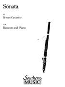 Sonata : For Bassoon and Piano.