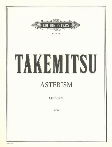 Asterism : For Solo Piano And Orchestra.
