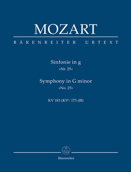 Symphony No. 25 In G Minor, K. 183.