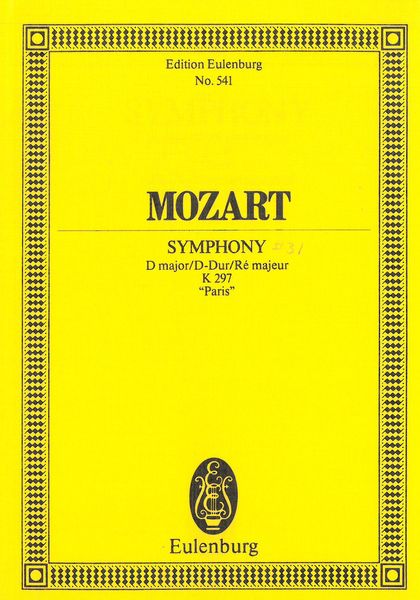 Symphonie No. 31 In D Major, K. 297 (Paris).
