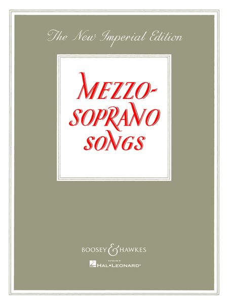 New Imperial Edition Of Solo Songs : Mezzo-Soprano.
