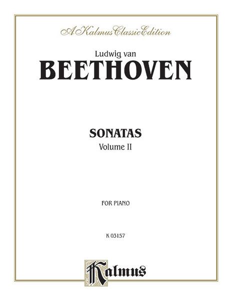 Sonatas, Vol. 2 : For Piano.