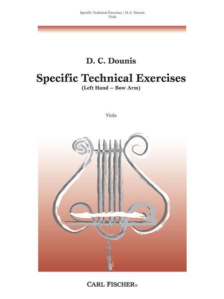Specific Technical Exercises, Op. 25 : For Viola.