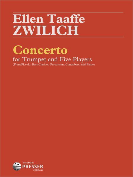 Concerto : For Trumpet and 5 Players - Piano reduction.