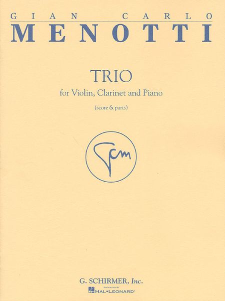 Trio : For Violin, Clarinet and Piano.